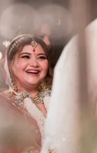 Bride candid