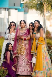 Bride friends
