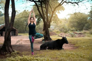 YS Productions Yoga pose shoot