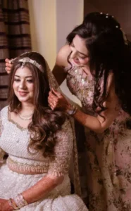 Wedding candid shot
