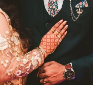 Wedding pose