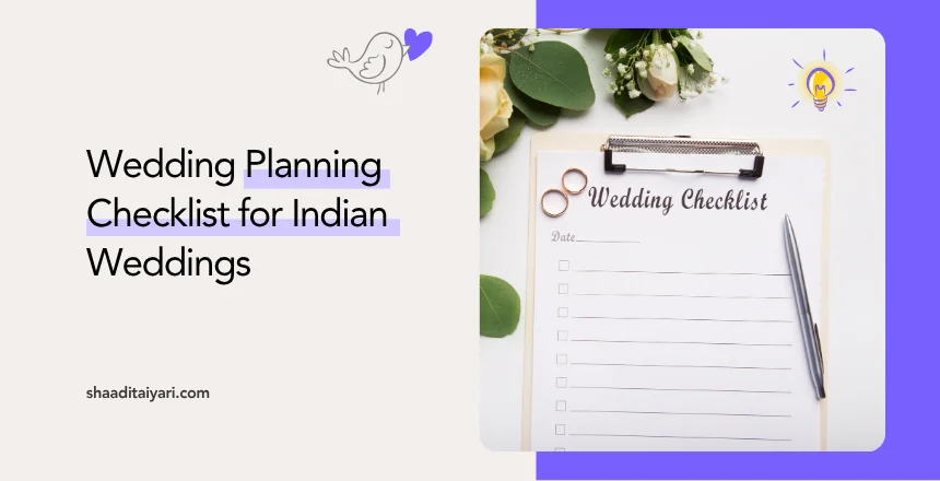 Wedding Planning Checklist for Indian Weddings